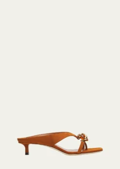 Jimmy Choo35mm Emeri Stone Suede Sandals