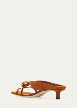 Jimmy Choo35mm Emeri Stone Suede Sandals