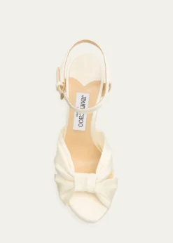 Jimmy Choo120mm Heloise Satin Platform Sandals