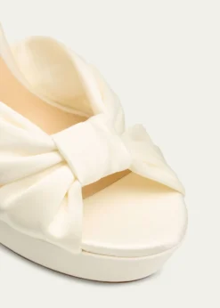 Jimmy Choo120mm Heloise Satin Platform Sandals