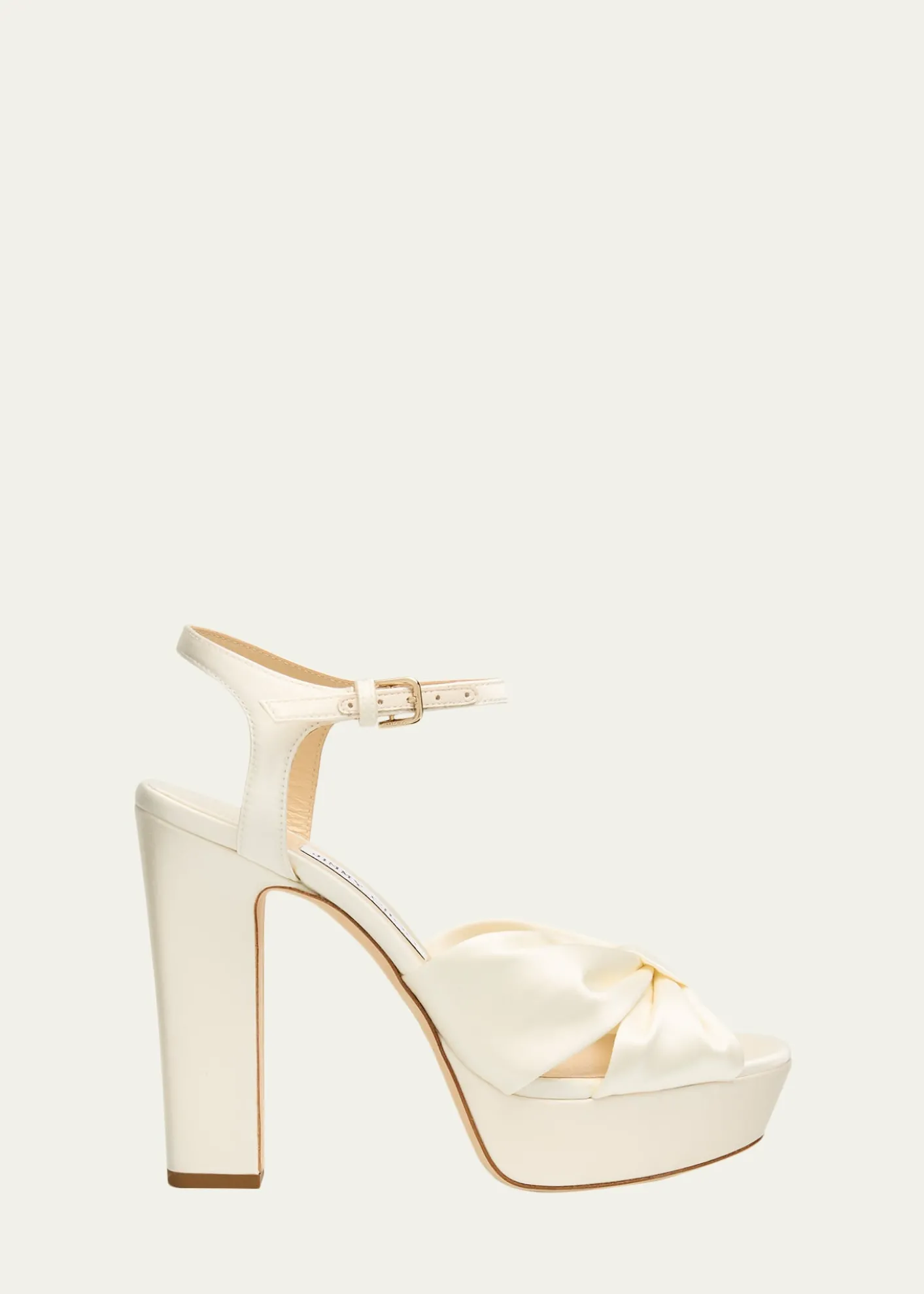 Jimmy Choo120mm Heloise Satin Platform Sandals