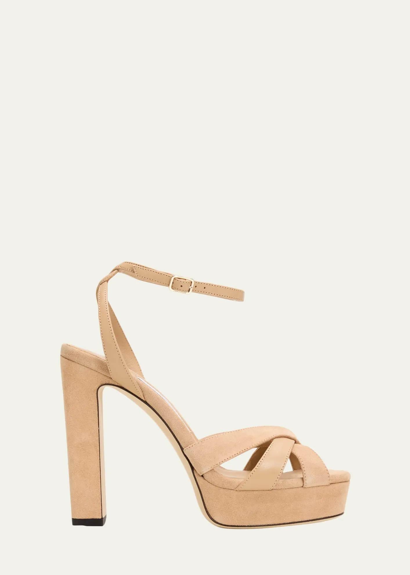 Jimmy Choo120mm Kove Mixed Leather Platform Sandals