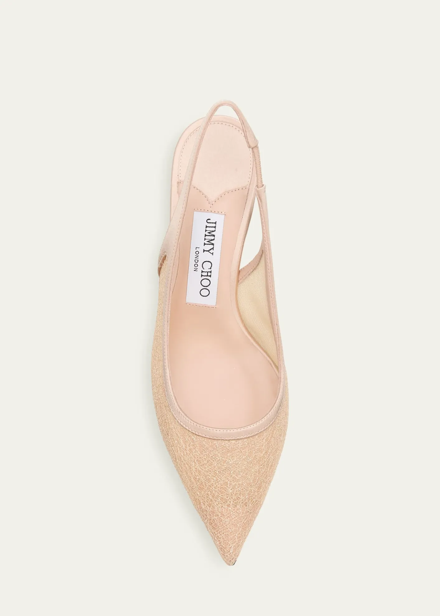 Jimmy Choo65mm Love Lace Satin Slingback Pumps