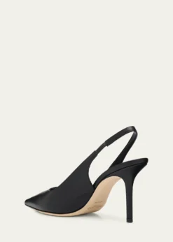 Jimmy Choo85mm Love Leather Slingback Pumps