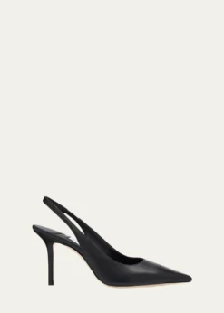 Jimmy Choo85mm Love Leather Slingback Pumps