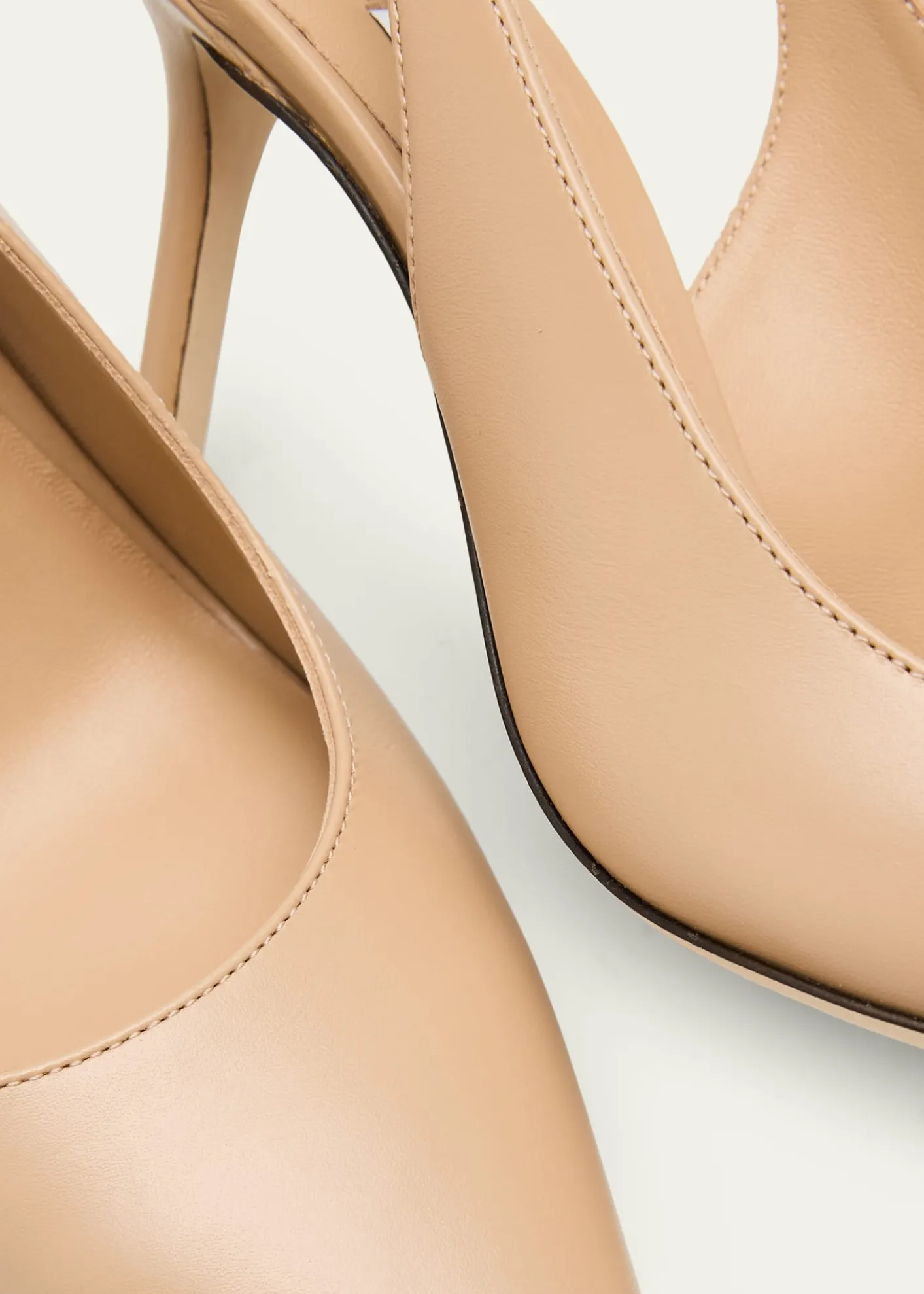 Jimmy Choo85mm Love Leather Slingback Pumps