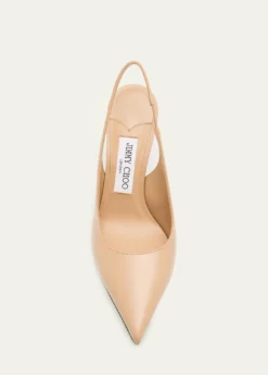Jimmy Choo85mm Love Leather Slingback Pumps