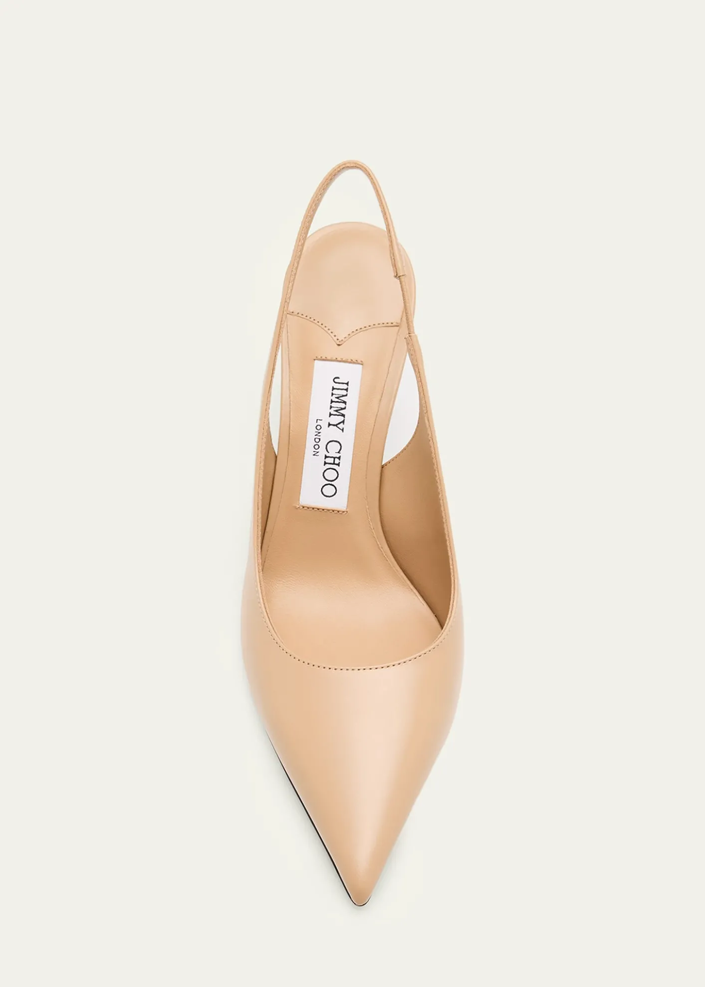 Jimmy Choo85mm Love Leather Slingback Pumps