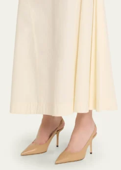 Jimmy Choo85mm Love Leather Slingback Pumps