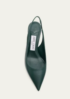 Jimmy Choo65mm Love Leather Slingback Pumps