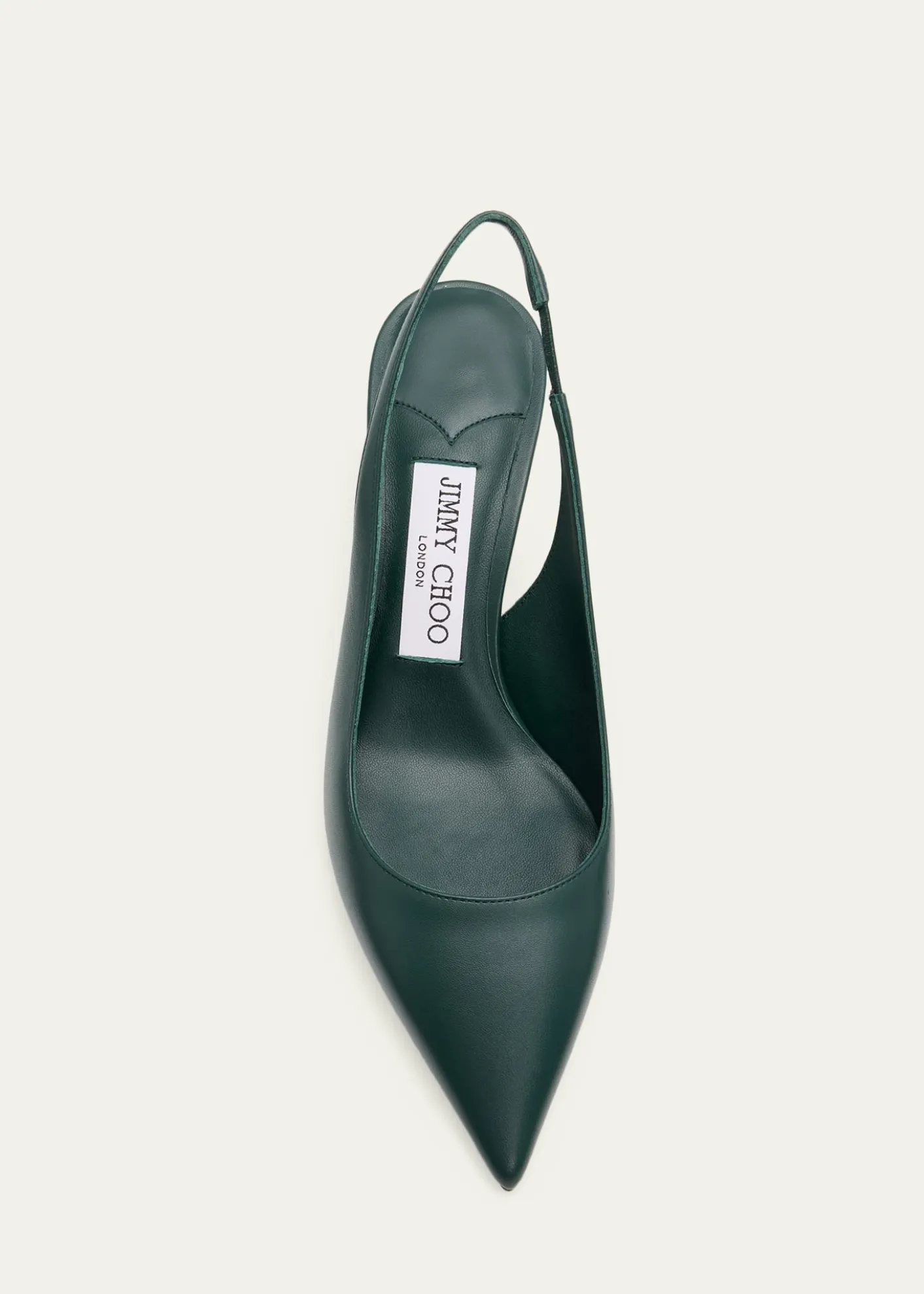 Jimmy Choo65mm Love Leather Slingback Pumps