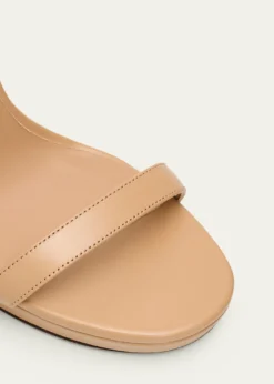 Jimmy Choo120mm Moza Leather Platform Ankle-Strap Sandals