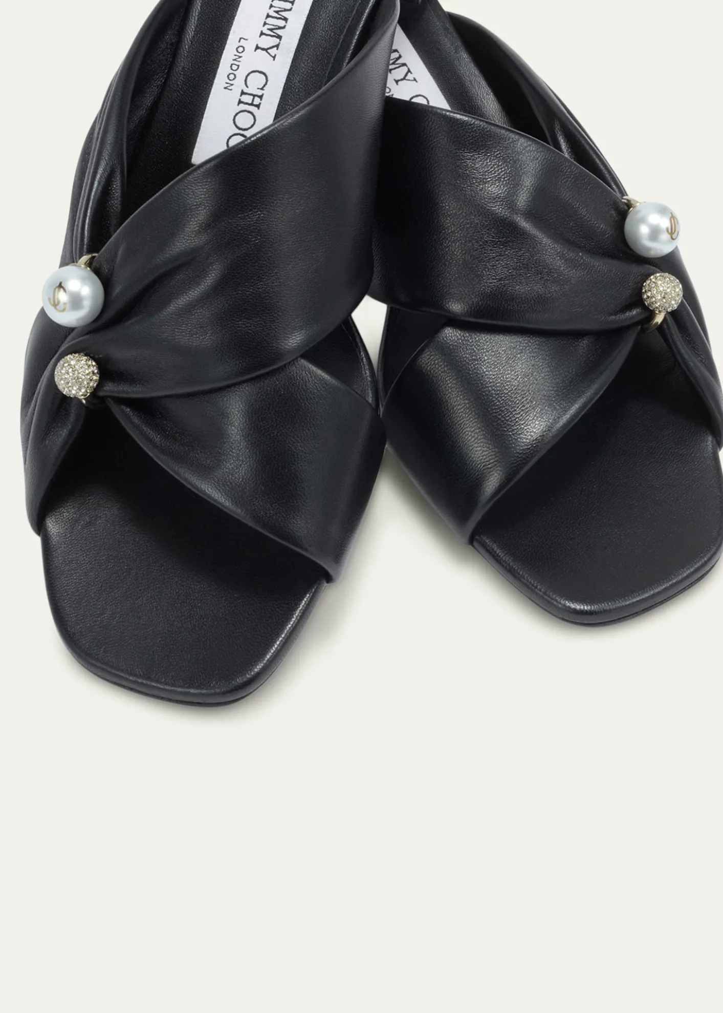 Jimmy Choo45mm Rafi Leather Mules