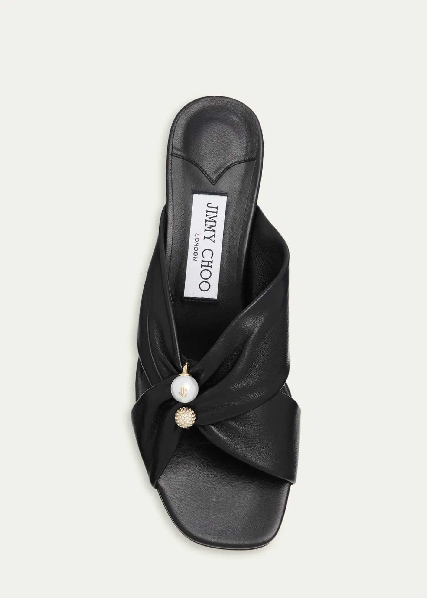 Jimmy Choo45mm Rafi Leather Mules