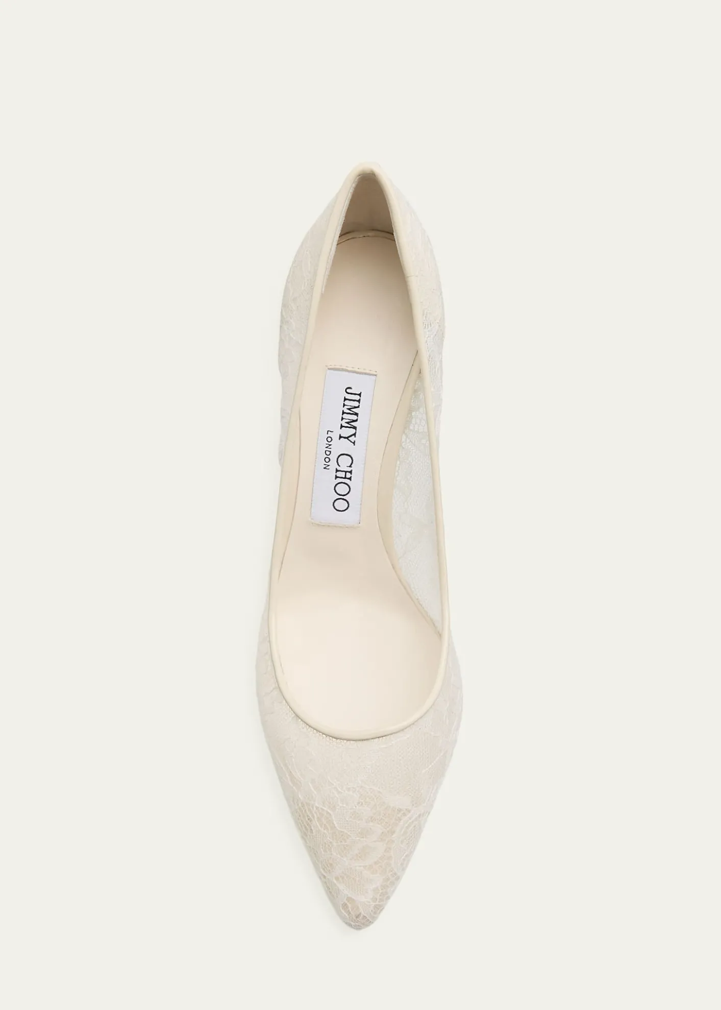 Jimmy Choo85mm Romy Lace Pointed-Toe Pumps
