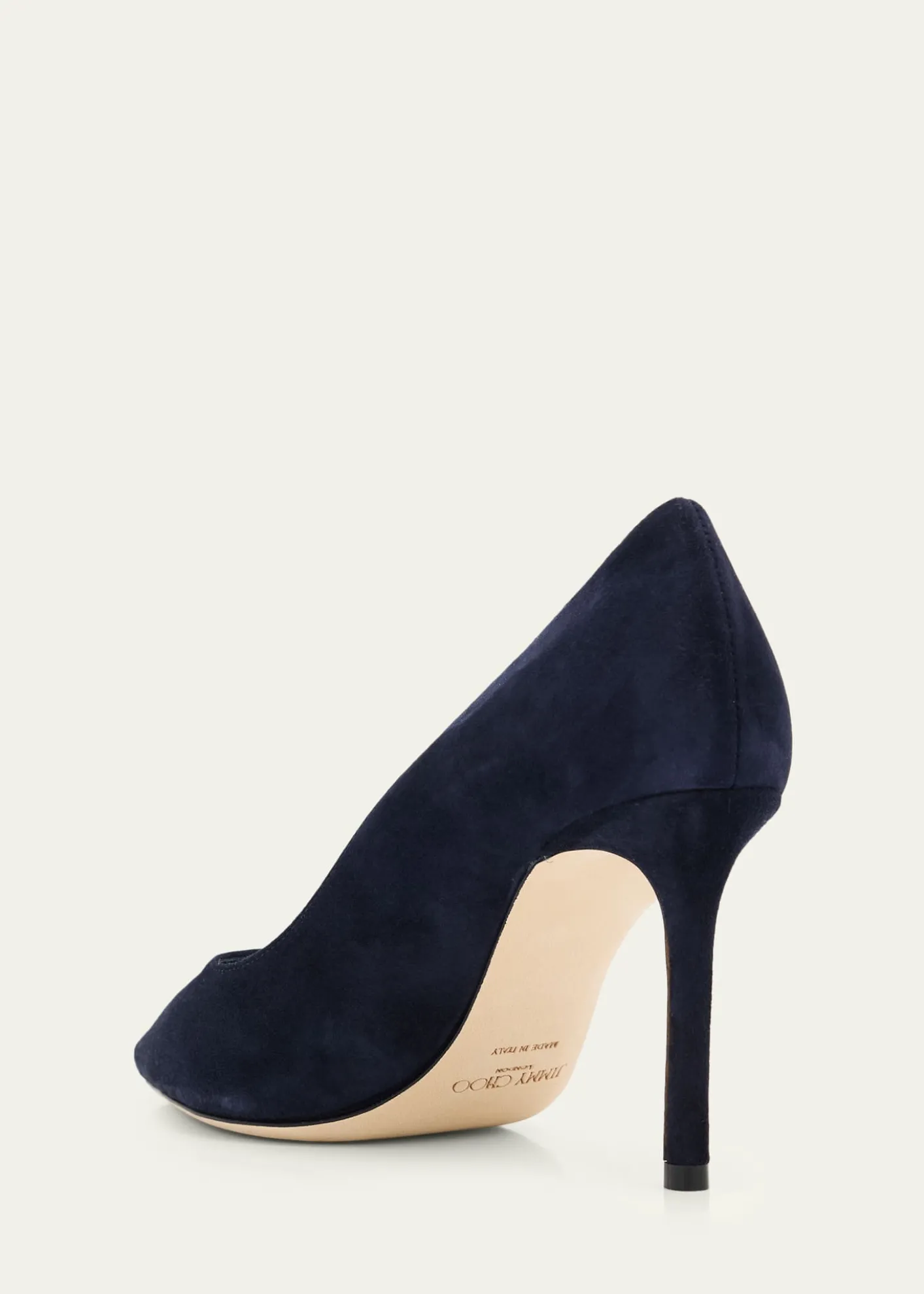 Jimmy Choo85mm Romy Suede Pointed-Toe Pumps