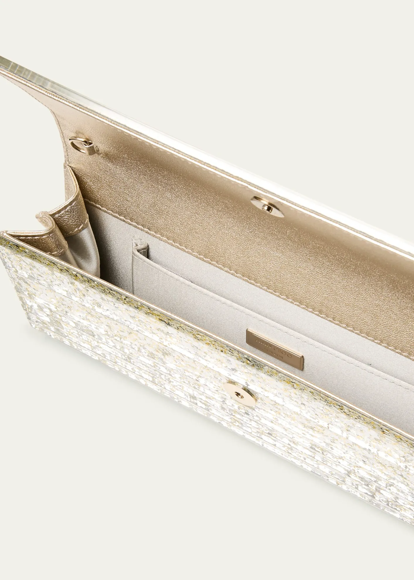 Jimmy ChooSweetie Glitter Clutch Bag