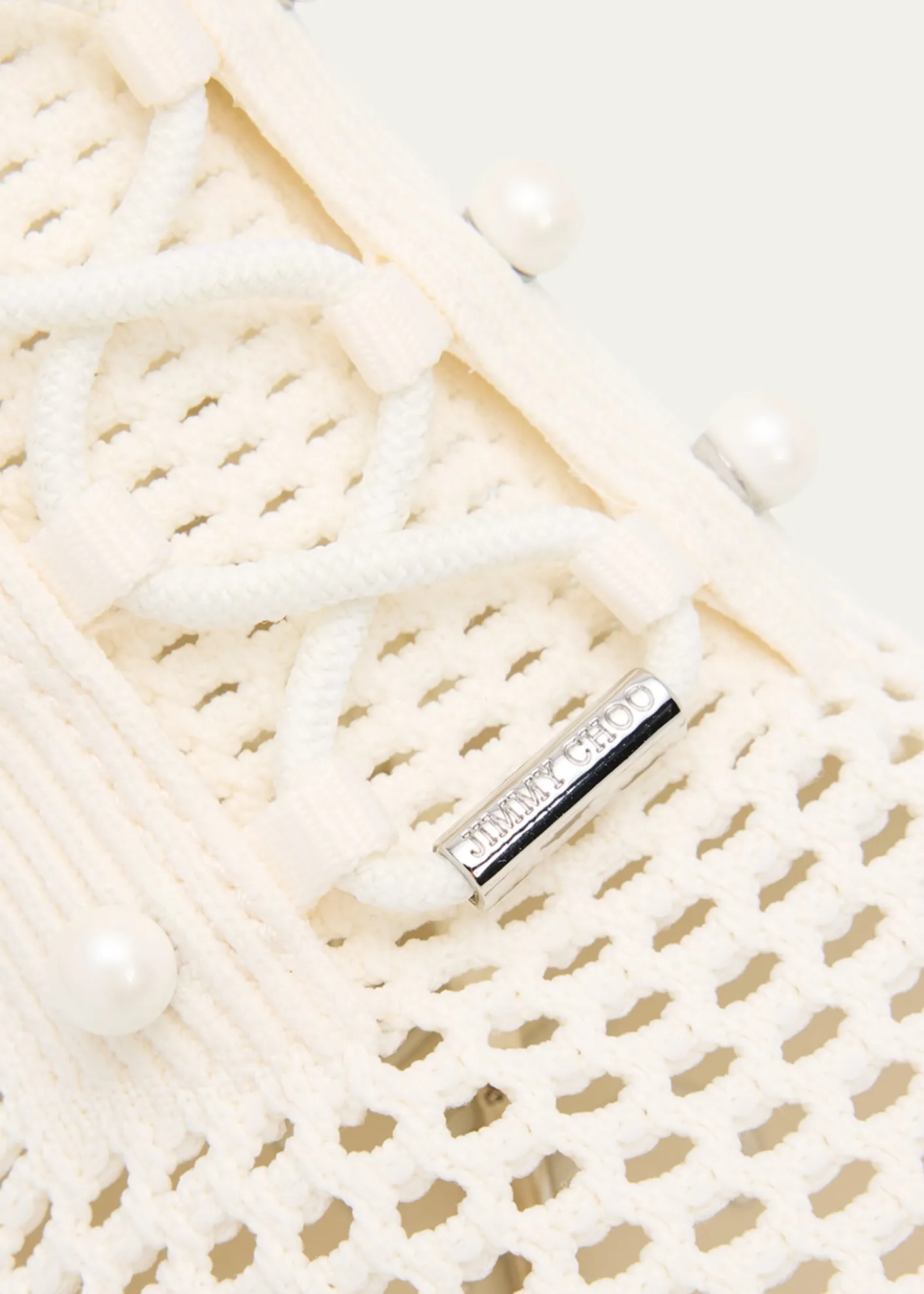 Jimmy ChooVeles Crochet-Knit Low-Top Trainers