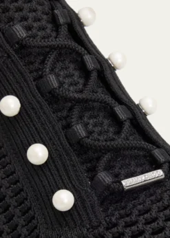 Jimmy ChooVeles Imitation Pearl-Embellished Knit Sneakers