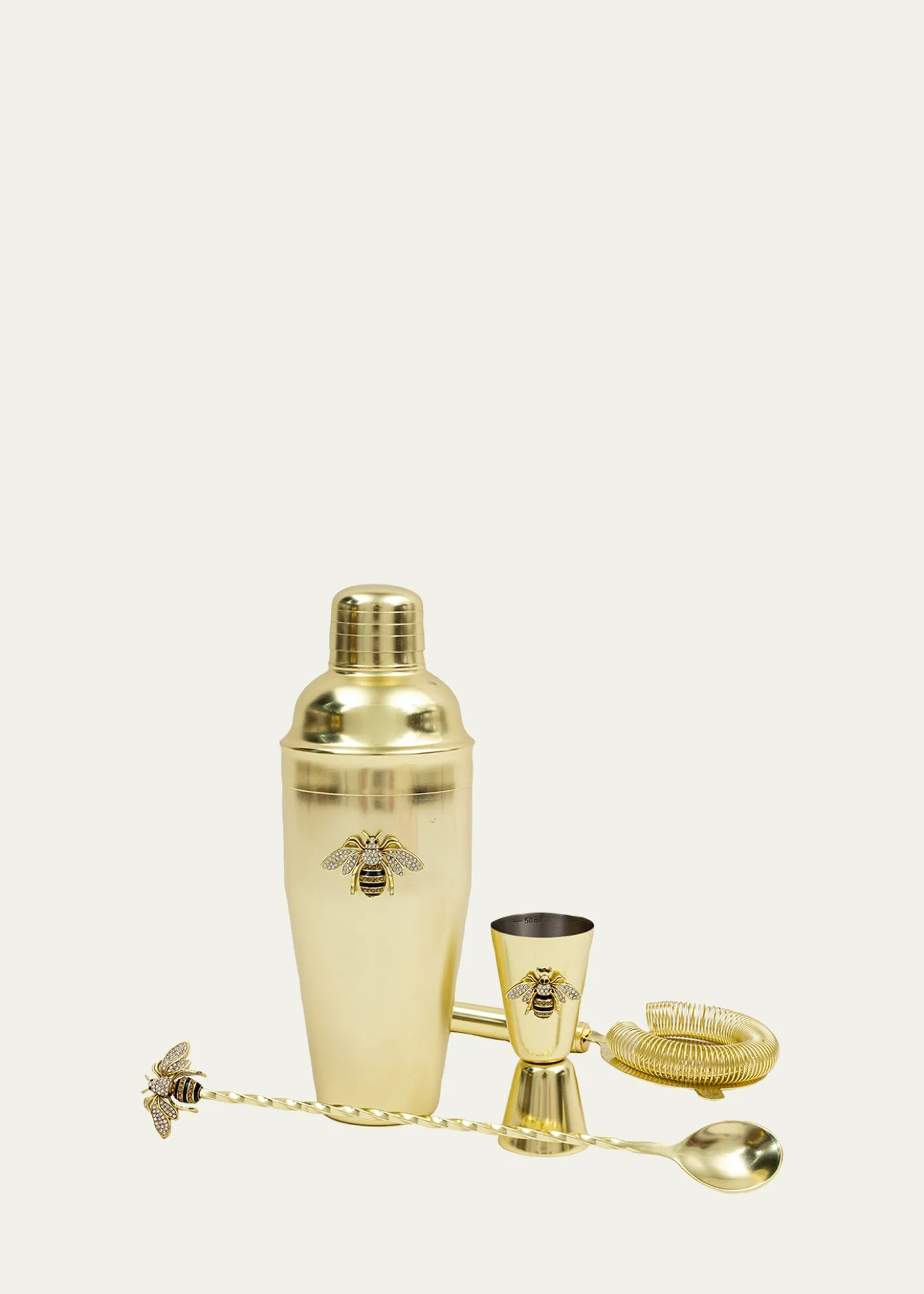 Joanna BuchananStripey Bee Cocktail 4-Piece Set