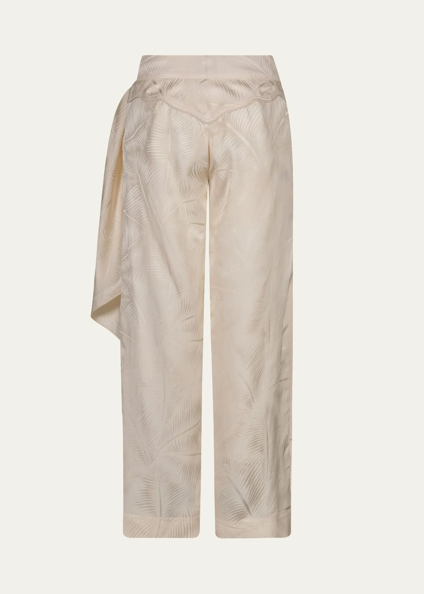 Johanna OrtizCalma Straight-Leg Sarong Pants