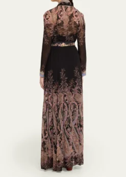 Johanna OrtizReinvention Embroidered Mesh Maxi Dress