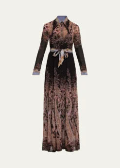 Johanna OrtizReinvention Embroidered Mesh Maxi Dress