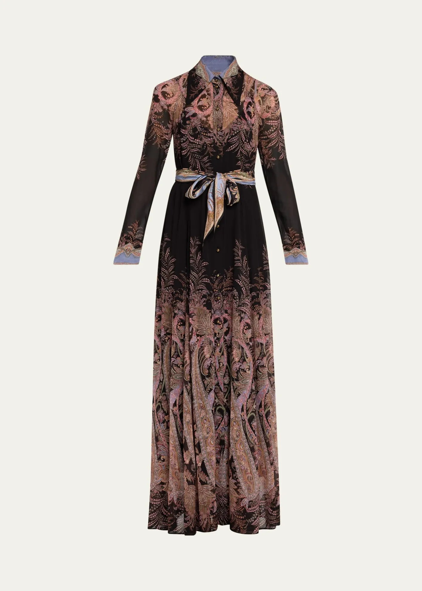 Johanna OrtizReinvention Embroidered Mesh Maxi Dress