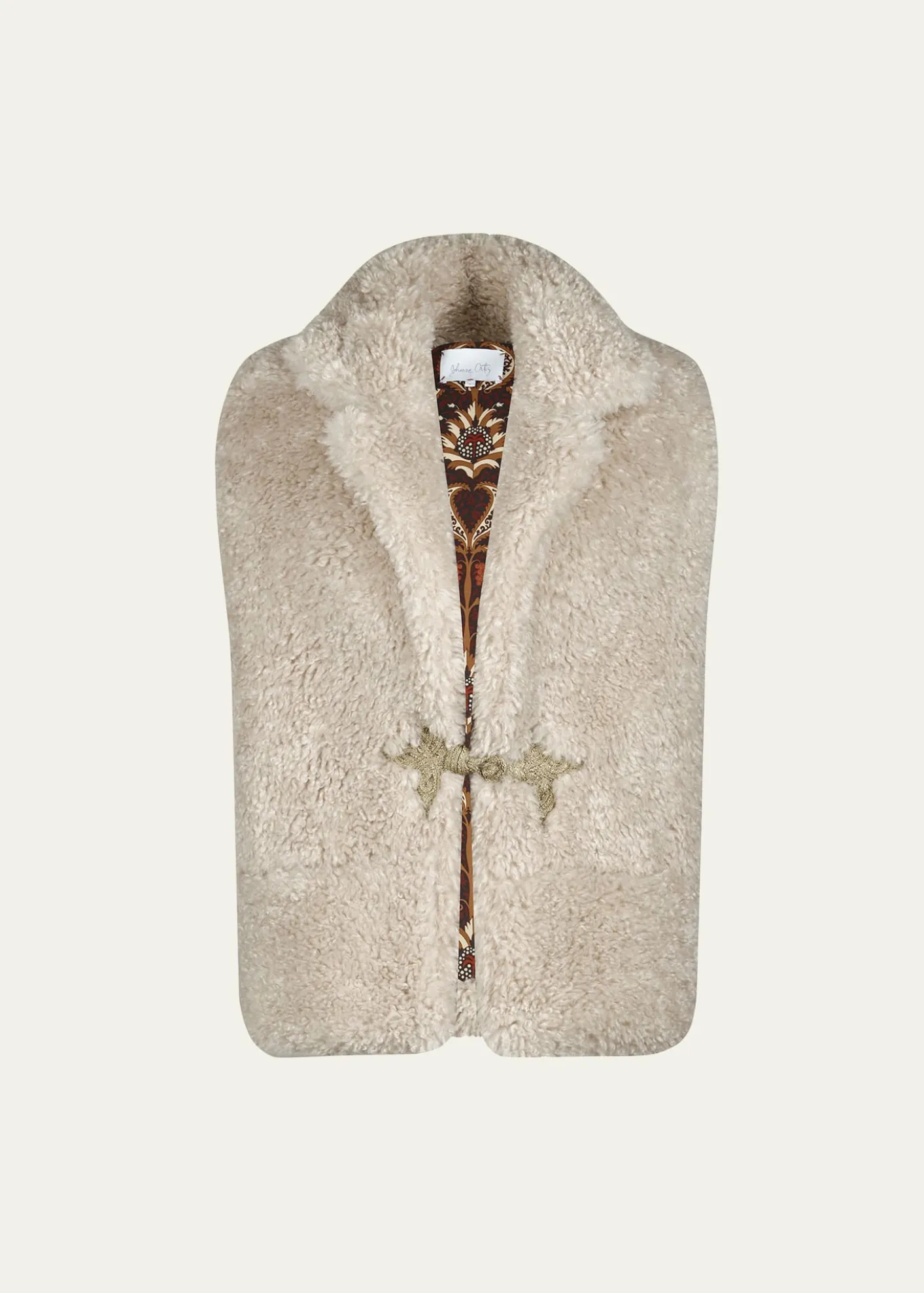 Johanna OrtizWestern Whimsy Shearling Vest