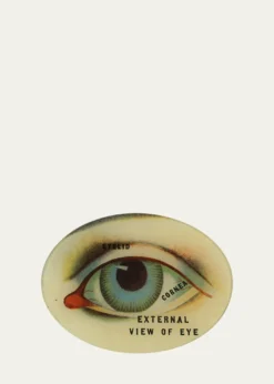 John DerianExternal View of Eye Oval Tray, 5" x 7"