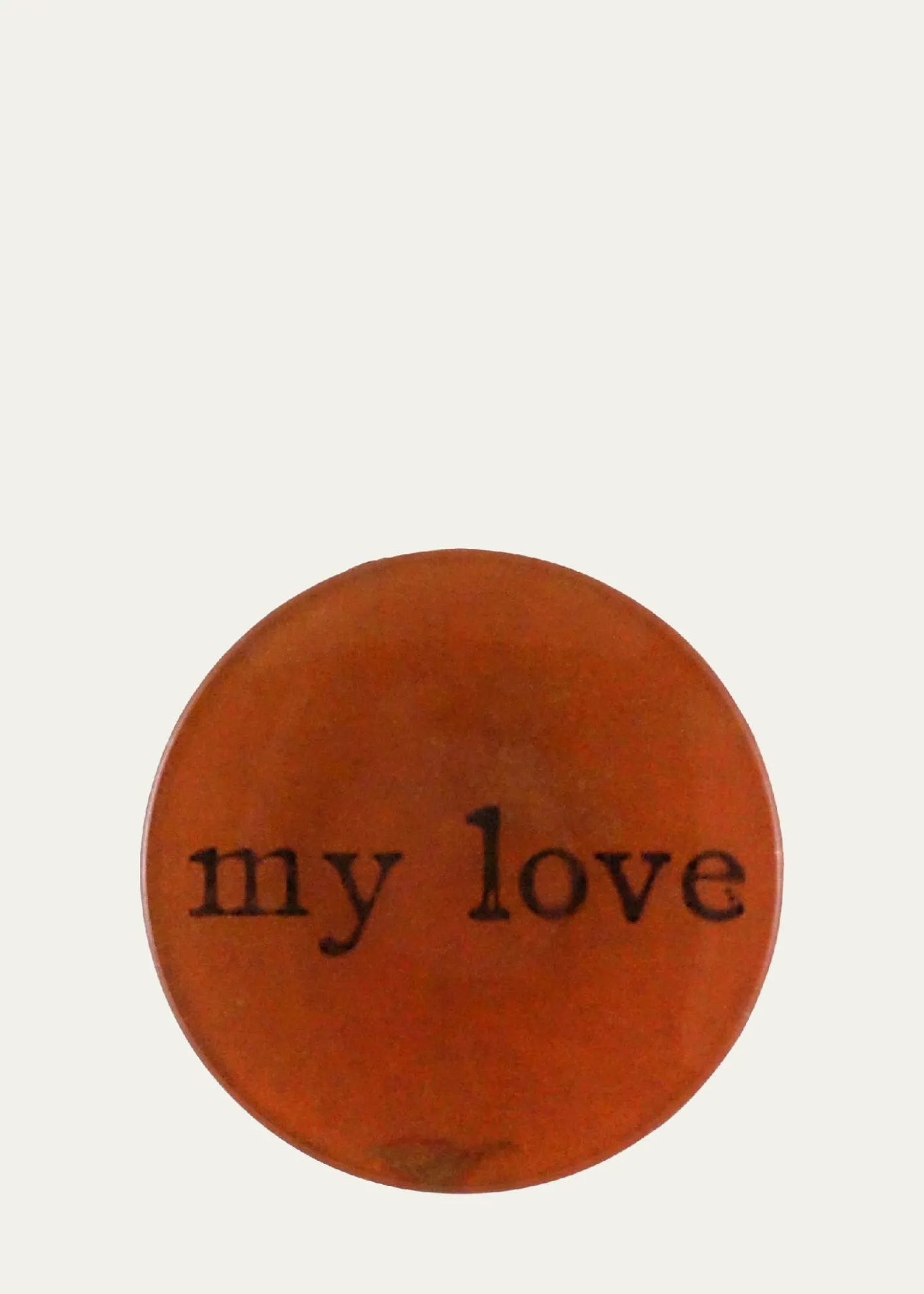 John DerianMy Love Red Decorative Plate