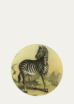 John DerianZebra 118 Decorative Plate