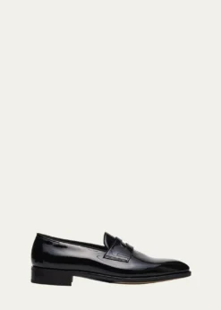 John LobbMen's Jamie Patent Leather Penny Loafers