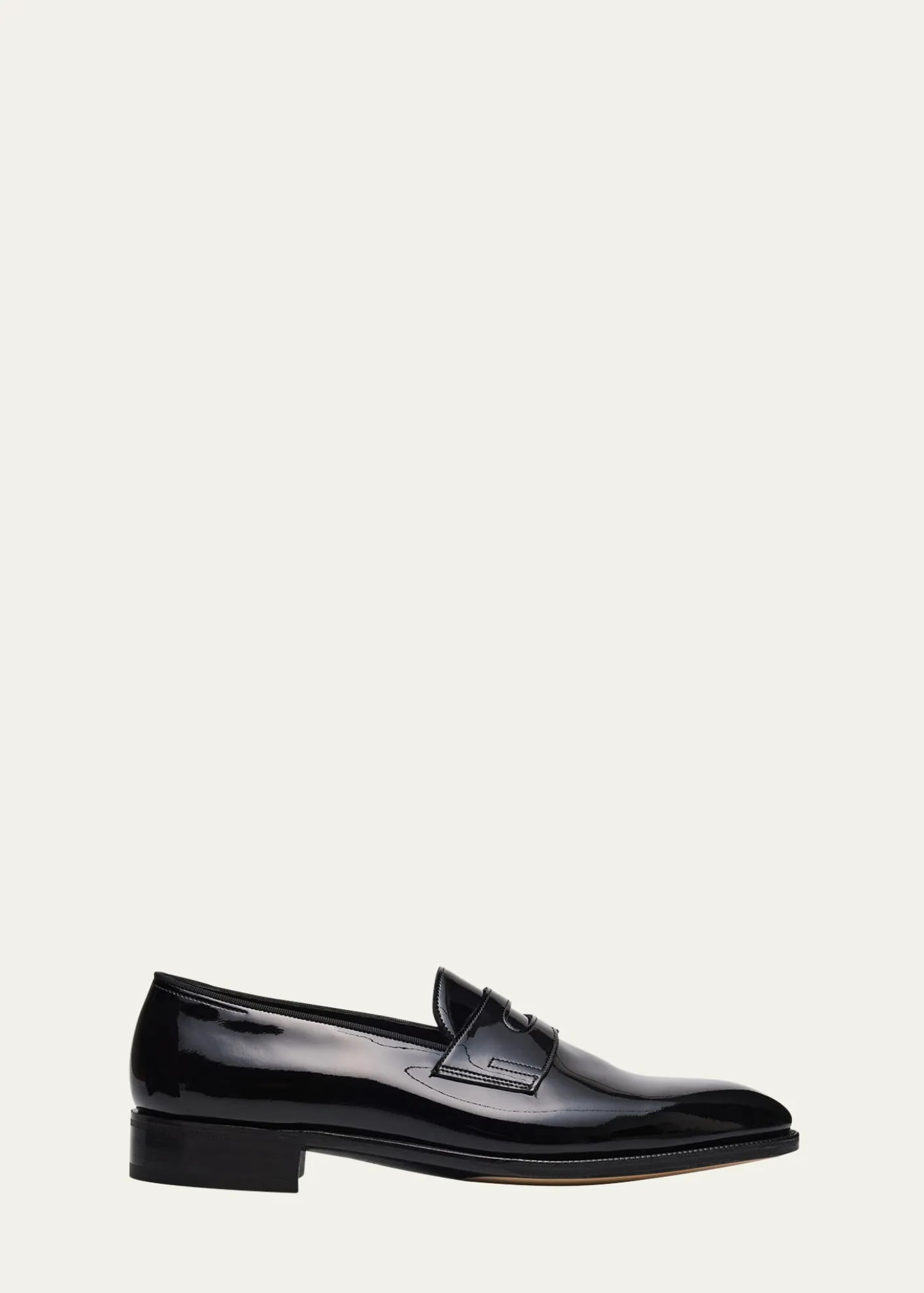 John LobbMen's Jamie Patent Leather Penny Loafers