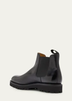 John LobbMen's Lawry Leather Lug-Sole Chelsea Boots