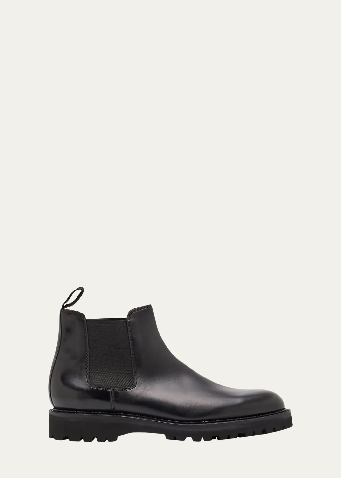 John LobbMen's Lawry Leather Lug-Sole Chelsea Boots