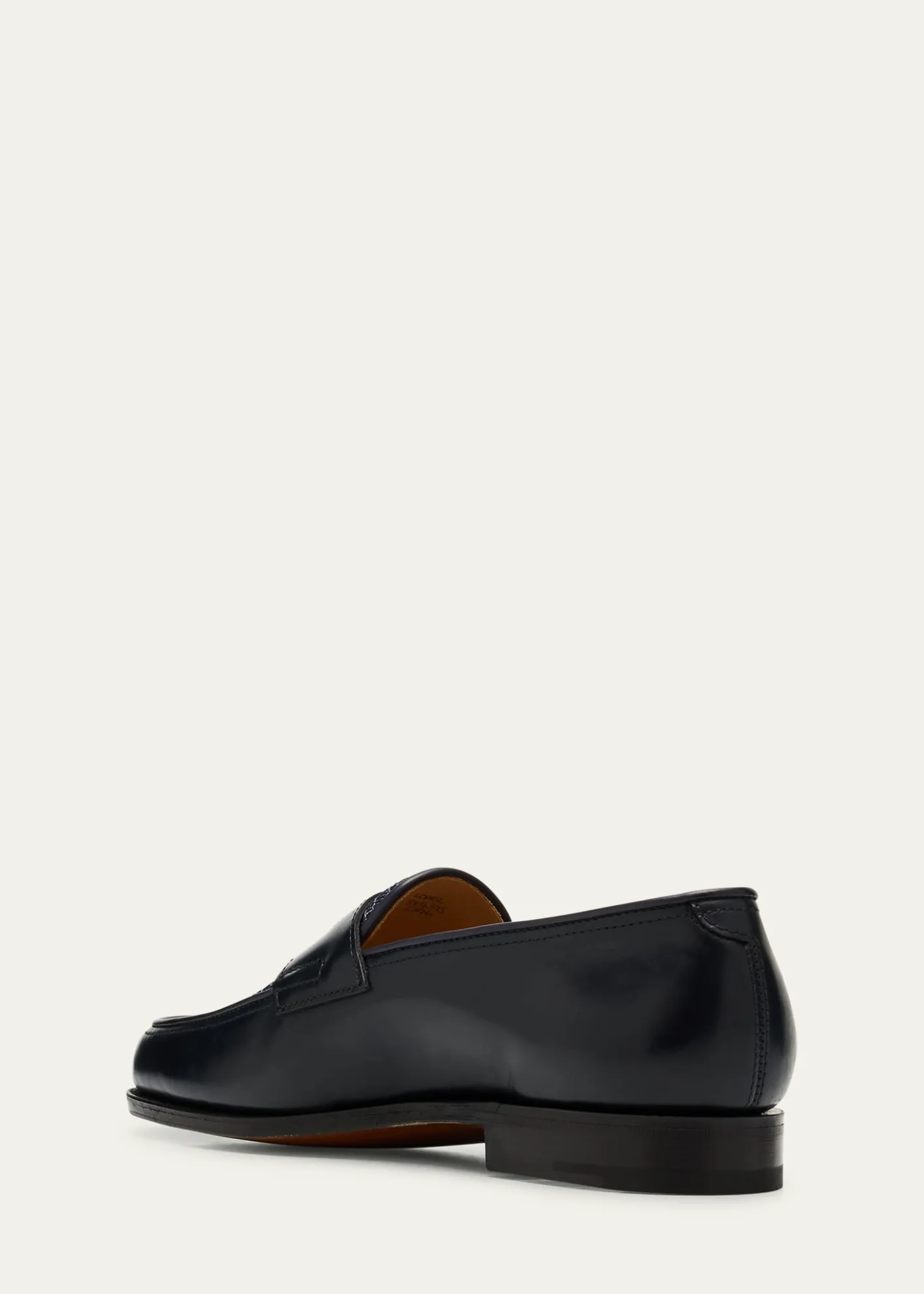 John LobbMen's Lopez Denim and Leather Penny Loafers