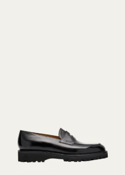 John LobbMen's Lopez Leather Penny Loafers