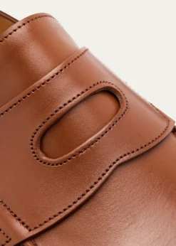 John LobbMen's Lopez Leather-Sole Penny Loafers