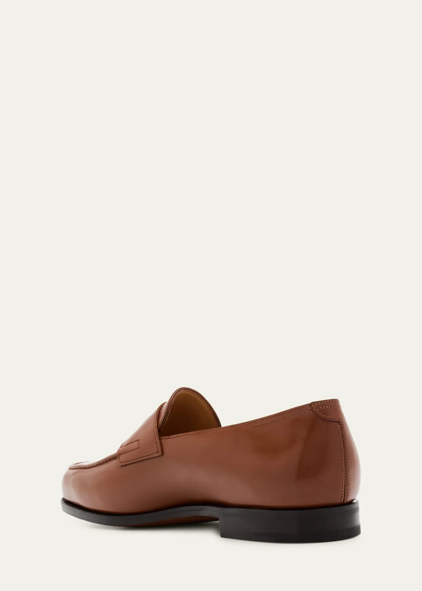 John LobbMen's Lopez Leather-Sole Penny Loafers