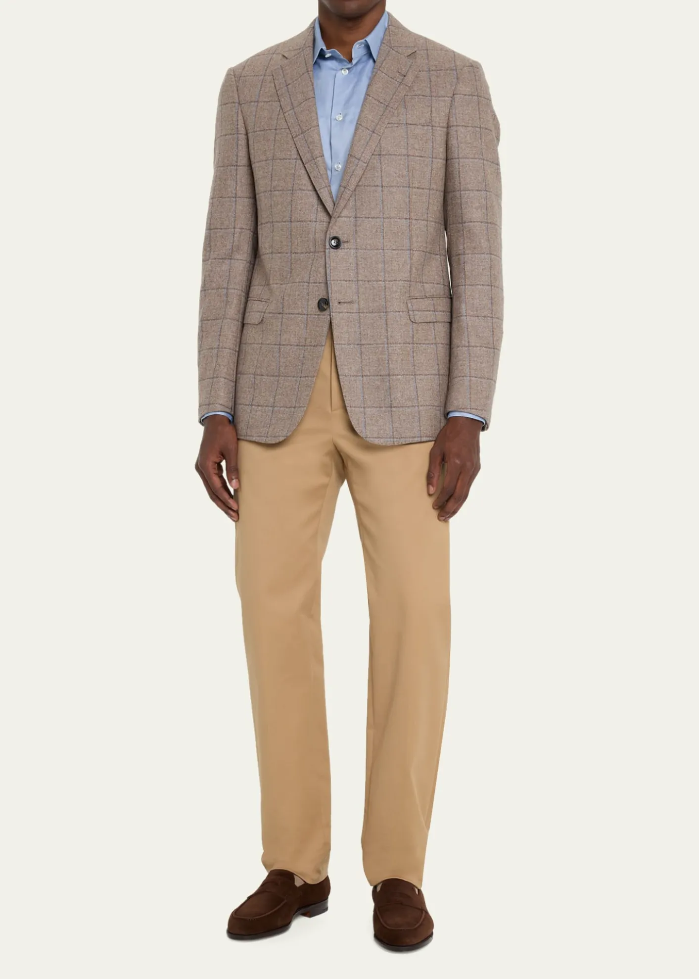 John LobbMen's Lopez Suede Penny Loafers