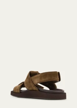 John LobbMen's Milford Suede Fisherman Sandals