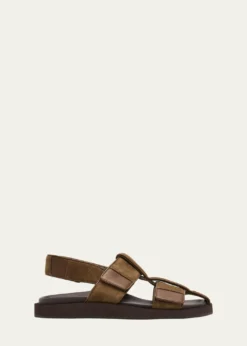 John LobbMen's Milford Suede Fisherman Sandals