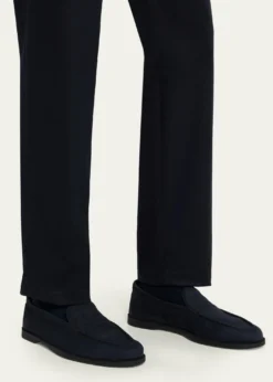 John LobbMen's Pace Nubuck Leather Penny Loafers