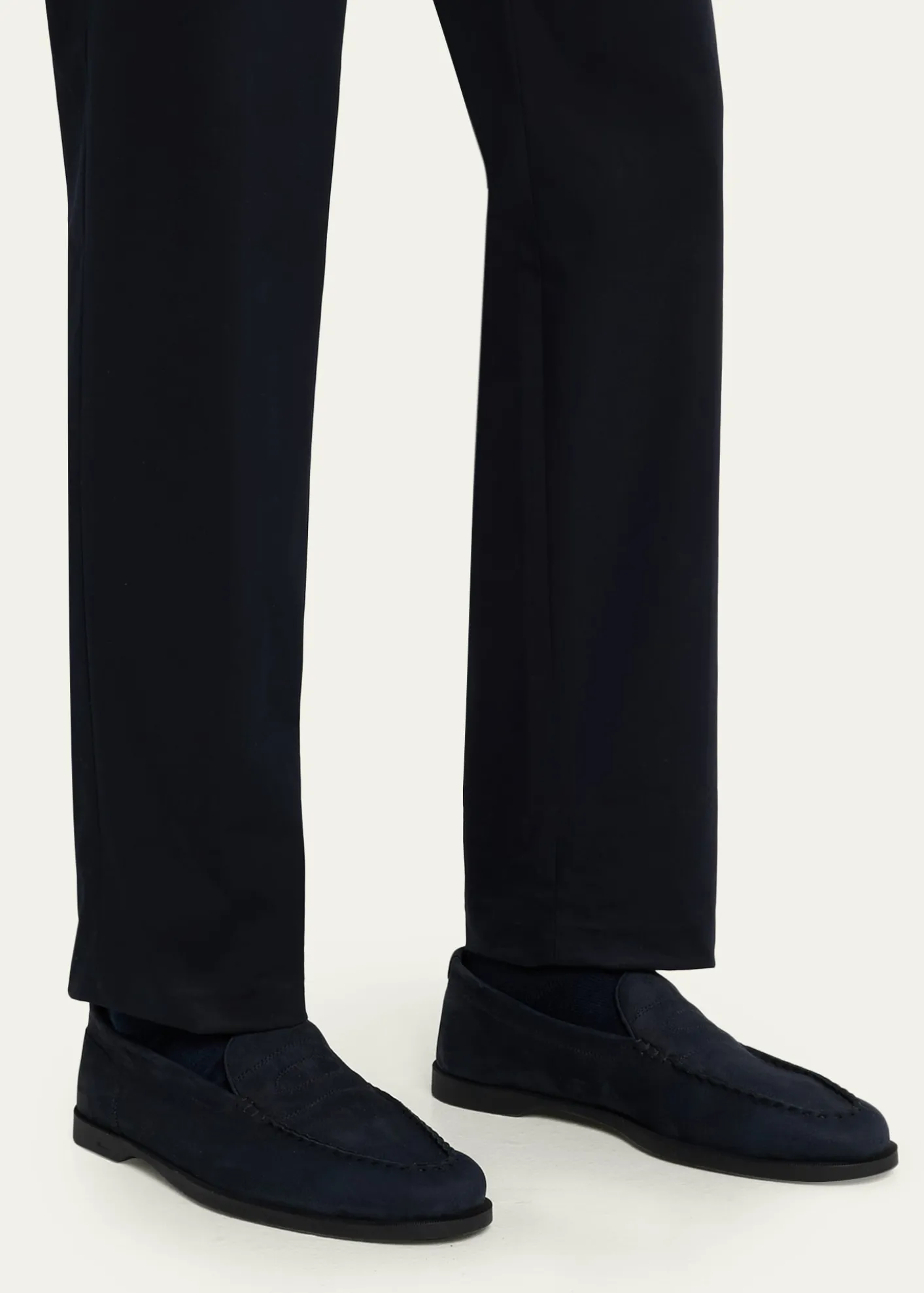 John LobbMen's Pace Nubuck Leather Penny Loafers