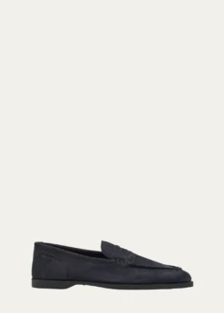 John LobbMen's Pace Nubuck Leather Penny Loafers