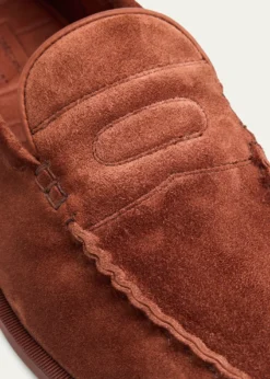 John LobbMen's Pace Suede Penny Loafers