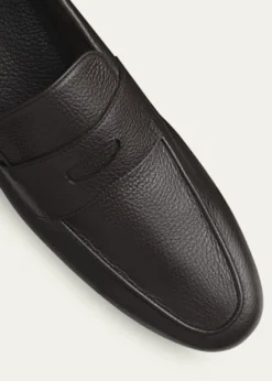 John LobbMen's Thorne Soft Textured Leather Penny Loafers