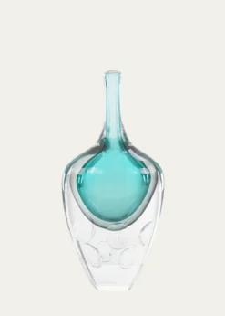 John-Richard CollectionAzure Art Glass Vase