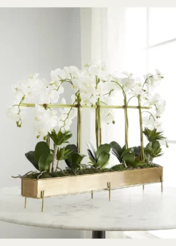John-Richard CollectionRows Of Orchids Faux-Floral Arrangement